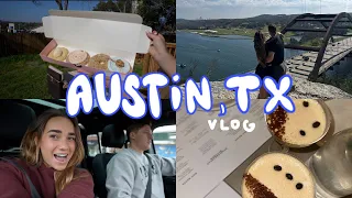 LET'S GO TO AUSTIN Y'ALL | 5 am run club, getting an airbnb with our friends + crumbl cookie review