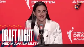 Caitlin Clark WNBA Draft Media Availability | Indiana Fever