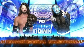 Aj Styles vs Jeff Hardy (Final Part Intercontinental Championship Match)