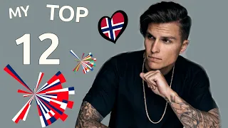 Melodi Grand Prix 2021 🇳🇴 - My Top 12 - Norway Eurovision 2021