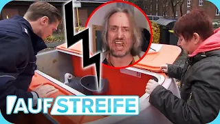 Ordentlicher Ausraster ​🤬​⚡ Hat der "Irre" den Mann im Dixiklo EINGESPERRT?​ | Auf Streife | SAT.1