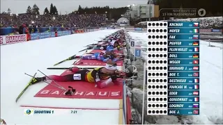 Biathlon - "Nové Město 2018" - Massenstart Herren / Mass Start Men