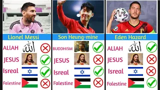 God of Famous footballer and Best football player who support palestine or Isreal