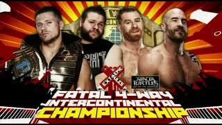 WWE Extreme Rules 2016: Fatal-4-Way Intercontinental Championship Match HD