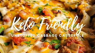 UNSTUFFED CABBAGE CASSEROLE (KETO FRIENDLY/LOW CARB)