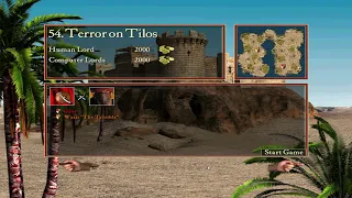 STRONGHOLD CRUSADER Gameplay | 54. Terror on tilos | Wazir "The terible"  | 1143 A.D.