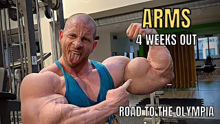 ARM DAY - BICEPS + TRICEPS (4 Weeks Out) | Road to the Olympia 2022