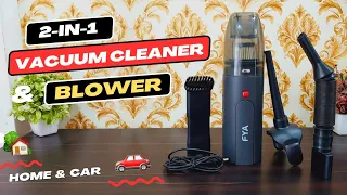 Portable 2 in 1 Vacuum Cleaner & Blower 💥 Home & Car 🚗 FYA Wireless Handheld