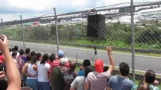GP Brasil F1 - Primeira passagem na reta oposta após a largada
