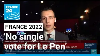 'There must be no single vote for Le Pen,' says France's hardleft Melenchon • FRANCE 24 English