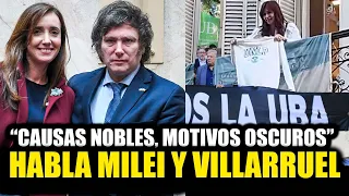 💥HABLO MILEI Y VILLARRUEL TRAS LA MARCHA DE AYER 💥