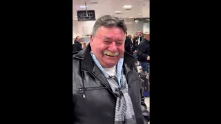 old man laughing in slow motion part 2