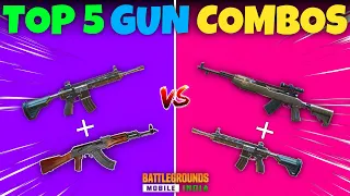 BEST GUN COMBOS IN BGMI/PUBGM TO BE A PRO PLAYER🔥TIPS & TRICKS SAMSUNG,A3,A5,A6,A7,J2,J5,J7,S10,A15