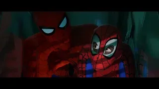 Infiltrating Alchemax/unstick and camouflage (Spider-Man Into the Spider-Verse)