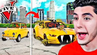 MEJORANDO del PEOR al MEJOR COCHE en GTA 5! (Mods) 🚘🔨