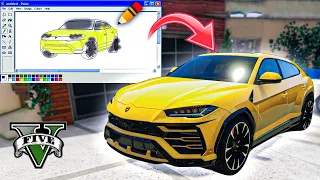 GTA 5 pero TODO LO QUE DIBUJE SE VUELVE REAL (MODS) - ElChurches