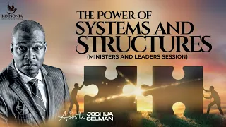 POWER OF SYSTEMS & STRUCTURES(MINISTERS & LEADERS SESSION)|IMPACT 2024|LAGOS-NIGERIA| APOSTLE SELMAN