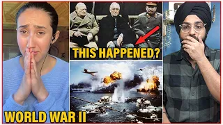 Indians React To World war 2 Timeline With Real Videos! | World war II Timeline