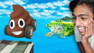 GTA 5 : Jumping WEIRDEST VEHICLES Across The ENTIRE MAP !! MALAYALAM