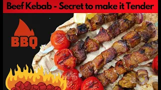 How To Make Beef Kebab | How To Make Meat Soft & Tender