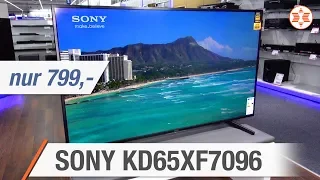 Sony 4K/Ultra-HD TV KD65XF7096 für nur 799 Euro! - Die TOP FEATURES │ Angebot der Woche