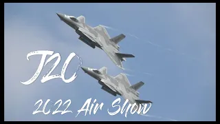 China’s aircraft J-20 made her last public appearance at 2022 ZHUHAI AIRSHOW