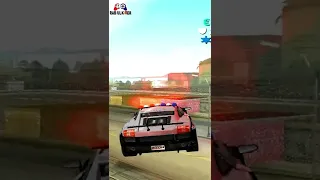 gta vice city new police car stunts #shorts