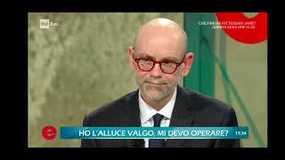 Dott. Forconi a Elisir si parla nuovamente di alluce valgo