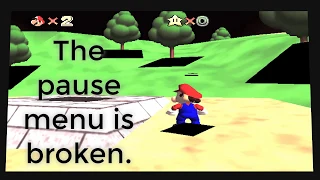 1995/07/29 Beta Mario 64 Build - Castle Grounds Footage.