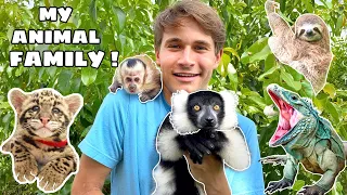 MEET ALL MY EXOTIC PETS ! FULL ZOO TOUR !