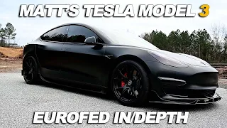 Modified Tesla Model 3 Performance on BC Racing Coilovers! | Eurofed In-Depth