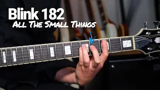 BLINK 182 - ALL THE SMALL THINGS Guitar Lesson Tutorial - Easy Power Chord Songs