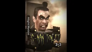 Fake G-man Toilet vs Upgraded Titan Cameraman #skibiditoilet #1v1