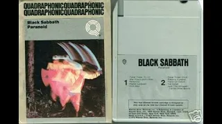 Black Sabbath - Paranoid - Quadraphonic 8-track tape, 4.0 Surround