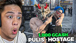 Mang-HOSTAGE ng PULIS para sa 1,000 GCASH - GTA V Roleplay