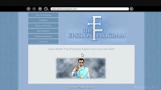 Visiting the Epsilon Program website as Michael, Trevor and Franklin - GTA 5