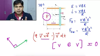 Electromagnetic Induction Part- 5 Work Energy in Motional EMF