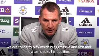 Brendan Rodgers On Jamie Vardy's Amazing Form