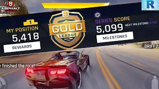 ASPHALT 9 MULTIPLAYER RANK PUSH | ASPHALT 9 GOLD LEAGUE GAMEPLAY | ASPHALT 9.