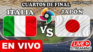 Italia vs Japón EN VIVO hoy Cuartos de Final Donde ver japon v Italia clasico mundia de béisbol 2023