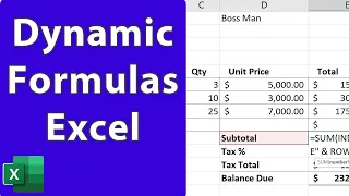 Dynamic Excel Formulas Made Easy - 2 Methods