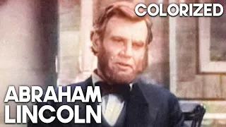 Abraham Lincoln | COLORIZED | History of America | Classic Drama Movie