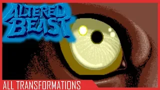 Altered Beast - All Transformations || Altered Beast (Arcade)