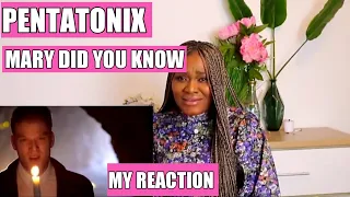 My first time reacting to "Mary Did You Know" by Pentatonix