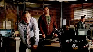 Castle 8x05 “The Nose” Ryan Shoots Esposito Accidentally  & Their Fight