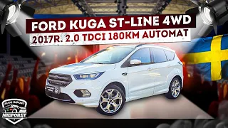 FORD KUGA ST-LINE ✅️ 2.0 TDCI 180KM ✅️ AWD ✅️ 4WD ✅️ AUTOMAT ✅️ 2017 ✅️ Import SZWECJA 🇸🇪