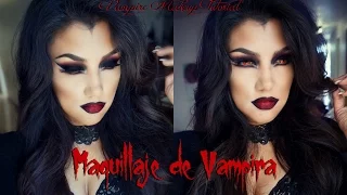 VAMPIRA maquillaje FACIL/  Sexy Vampire Makeup Tutorial | auroramakeup