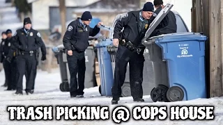 What Cops Throw Away! - Dumpster Diving - Trash Picking | OmarGoshTV