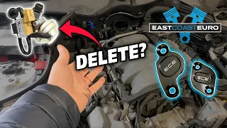 C55 AMG Gets EGR Delete - ECE Block Off Plates!