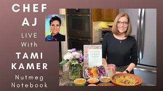 Chef AJ Hosts - What's Inside Tami Kramer's Beautiful Chopped Salad  Course- Nutmeg Notebook